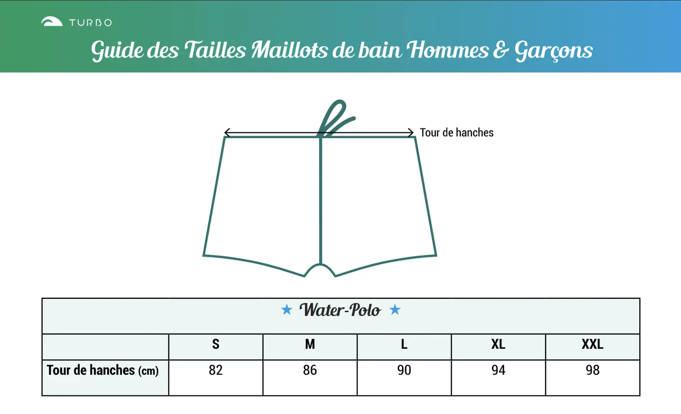 Guide des tailles des maillots hommes et garçons